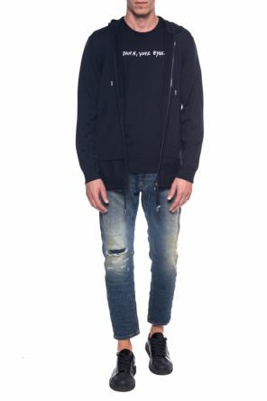 Sweatshirt with logo, zdjęcie 2 Sweatshirt with logo od Diesel Black Gold
